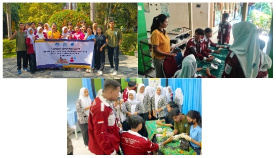 Gambar Dokumentasi Pelaksanaan Pelatihan Pengukuran Tekanan Darah dan Kadar Hemoglobin